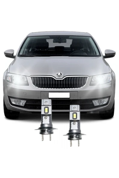 Fardoktoru SKODA OCTAVIA (2013-2017) LED KISA FAR AMPULÜ H7 Mini Led 2'li Set ürün görseli