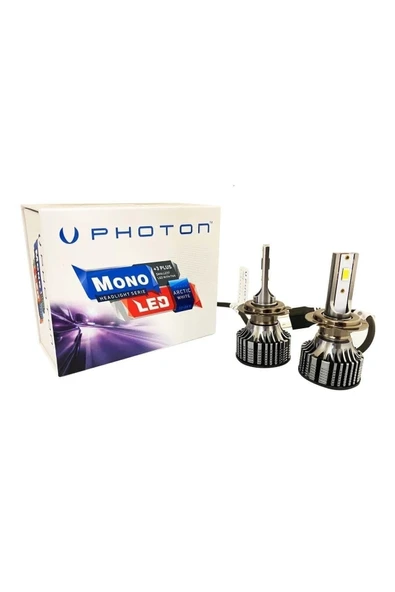 Photon Mono H7 12v-24v Led Xenon Beyaz Far Ampulü Şimşek Etkili Yeni Seri - 1