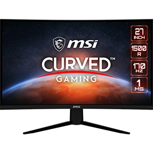 MSI 27 G273CQ CURVED 1500R VA 2560X1440 (WQHD) 16:9 170HZ 1MS FREESYNC PREMIUM GAMING MONITOR