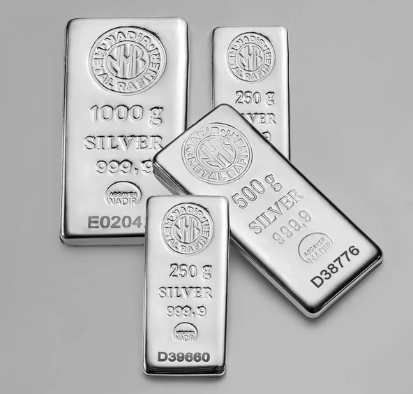 NADİRMETAL 250 gram Külçe Gümüş - 6