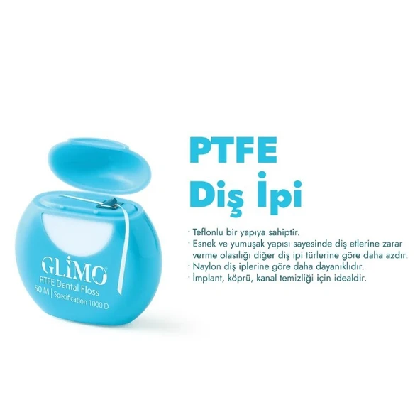 Glimo PTFE Diş İpi 50 m - 2