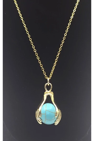 KADIN DOĞAL TAŞ KOLYE ürün görseli 1