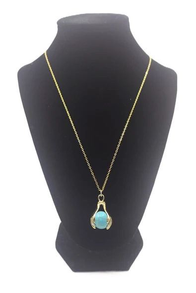 KADIN DOĞAL TAŞ KOLYE - Resim 2