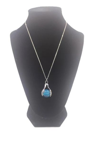 KADIN DOĞAL TAŞ KOLYE - Resim 2