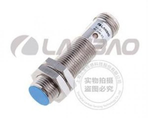 Lanbao M12  Düz Kafa 4 MM 10-30VDC NPN LR12TBF04DNCY-E2 Soketli