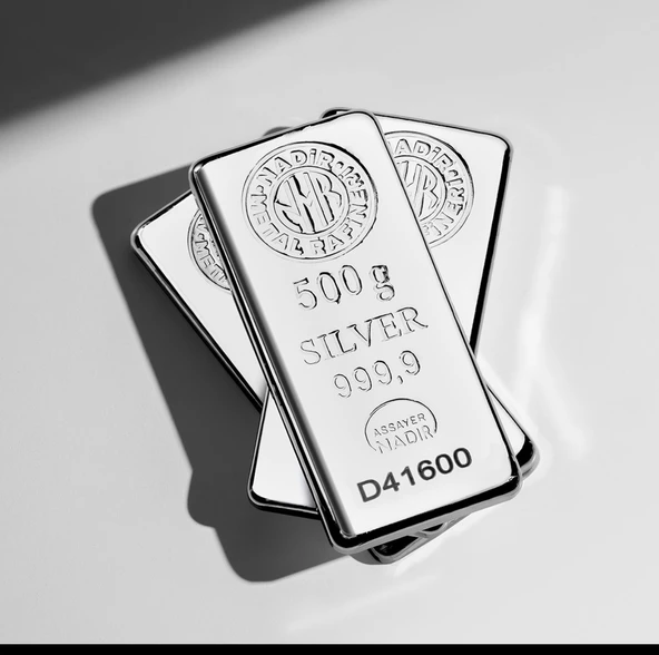 NADİRMETAL 500 gram Külçe Gümüş - 2