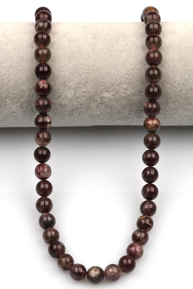 Pembe Turmalin (Rubelit A Kalite) Doğaltaş Dizi 8 mm Küre Kesim - Resim 2