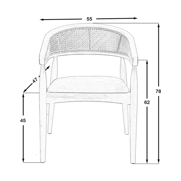 Açılır Oval Picasso Yemek Masası Takımı Gazel - Kuzey Sandalye ( 1 Masa 6 Sandalye ) - 6