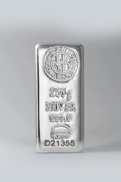 NADİRMETAL 250 gram Külçe Gümüş - 2
