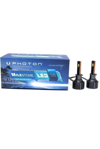 Photon Milestone H1 12500 Lümen + 3 Plus Led Xenon Yeni Seri - 3