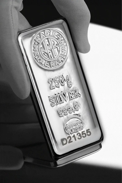 NADİRMETAL 250 gram Külçe Gümüş - 3