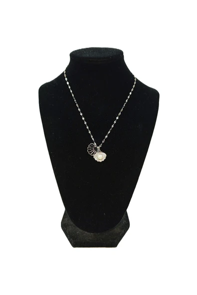 KADIN ÇELİK KOLYE - Resim 3