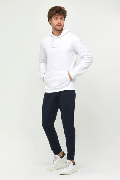 Erkek Regular Fit İnce Eşofman Altı SPR25EA81 - Resim 4