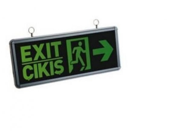 ACK-1632 / CT-9170 LEDLİ  EXIT  ÇIKIŞ LAMBASI 3W YEŞİL TEK SATILIR