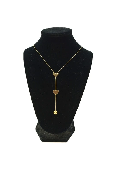 KADIN ÇELİK KOLYE - Resim 2