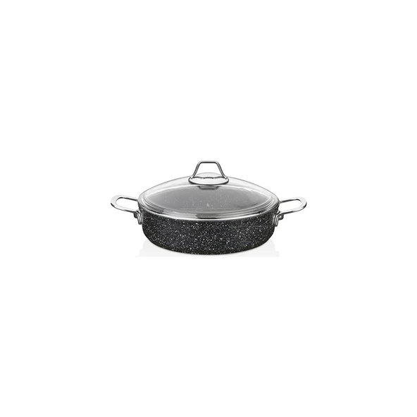 FALEZ BLACK LİNE 24 CM GRANİT KARNIYARIK TENCERE - 3