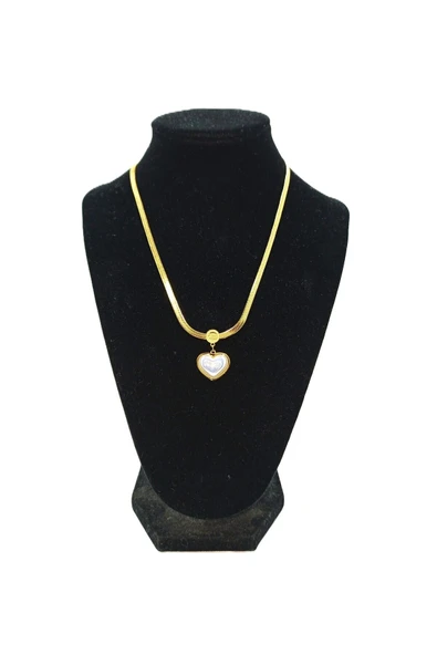 KADIN ÇELİK KOLYE - Resim 2