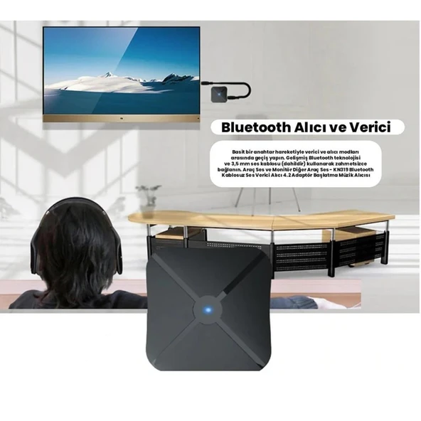 2in1 Bluetooth 4.2 Kablosuz Av Ses Aktarici - 4