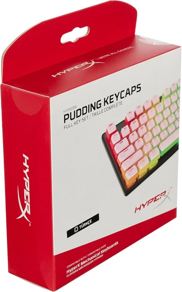 HyperX ABS Pudding Keycaps TR Pembe