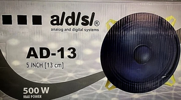 ADS 13 CM 500 W 60 RMS MİDRANGE ANALOG VE DİJİTAL SİSTEM AD-13