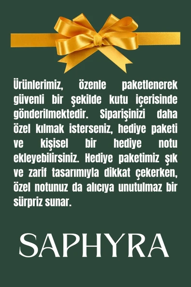 925 Ayar Gümüş Gold Kaplama  Taşlı Kalp Kadın Kolye - 6