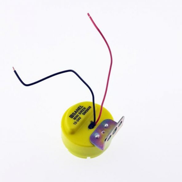 Sanel Buzzer Sms939 12/24v Mini Siren Su Geçirmez Ip67