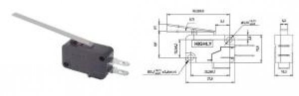 HIGHLY SWİTCH VS10N031C2 (V-CS-130N )16X28mm 53mm PALETLİ ( KALİTELİ )