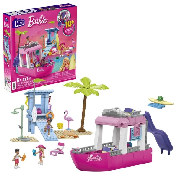 HPN79 MEGA Barbie® Malibu Rüya Teknesi™ 317 parça +6 yaş - 4