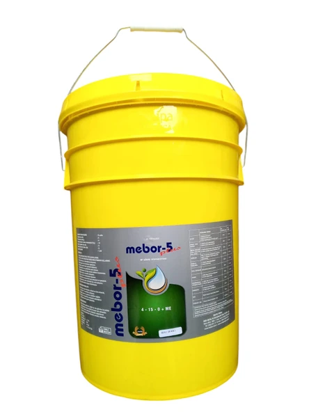 Mebor 5 Plus 4-15-0 + 5 Bor (B) + 5 Çinko (Zn) İçerikli Sıvı Gübre 20 Litre