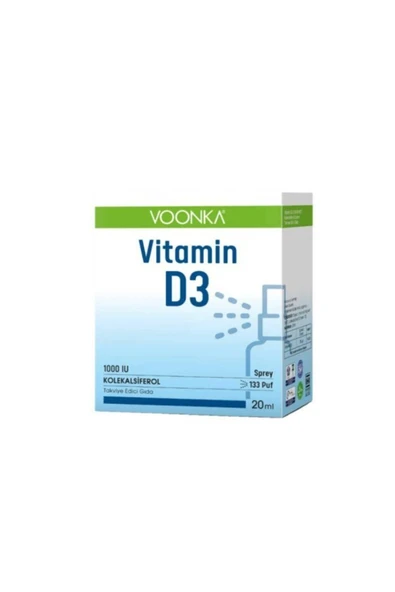 Voonka Vitamin D3 1000ıu 20ml ürün görseli