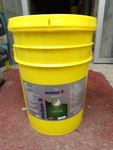Mebor 5 Plus 4-15-0 + 5 Bor (B) + 5 Çinko (Zn) İçerikli Sıvı Gübre 20 Litre - 3