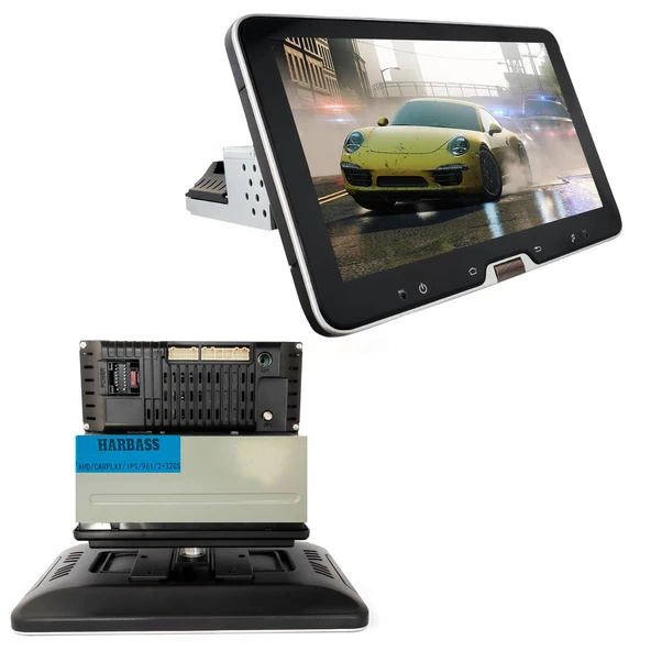 HARBASS HB-2400 Tablet Multimedya Android 10 İnç 2+32GB Carplay Mirrorlink Oynar Başlık - 2