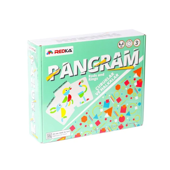 5646 Pangram Çubuklar ve Halkalar -Redka - Resim 2