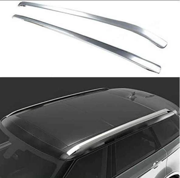 Land Rover Uyumlu Range Rover Sport 2013 Sonrası Tavan Çıtası Gümüş Gri ürün görseli 1