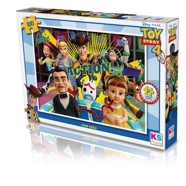 100 Parça Toy Story 4 Puzzle - Resim 4