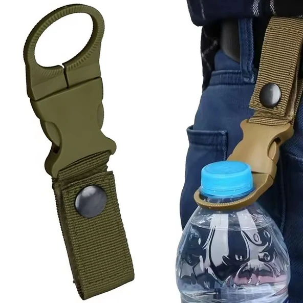 Ayt Sunup SN-25899 Klipsli Su Şişesi Taşıma Tokası Kancası Outdoor Dağcı Orman Malzemeleri Doğa Yürüyüş