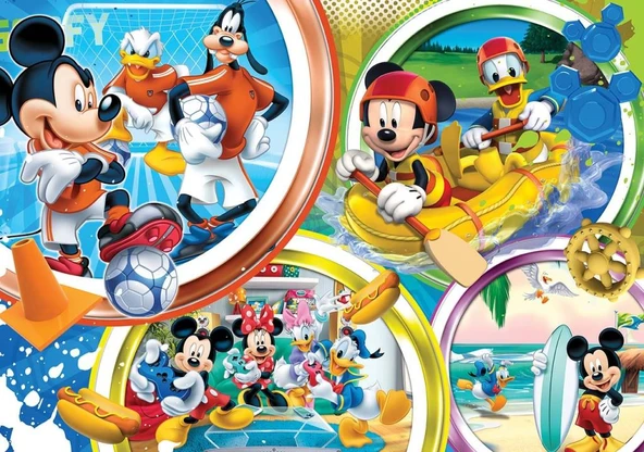 Mickey Mouse Puzzle 200 Parça