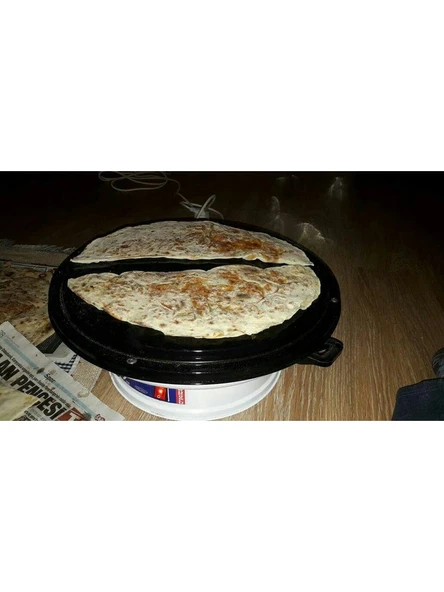Yörükoğlu Elektrikli Katmer Sacı Börek Sacı Ekmek Sacı Katmer Tavası + Termostat Özellikli + Yerli Üretim - 5