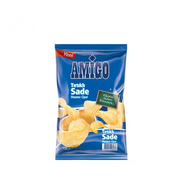 Amigo Tırtıklı Sade Patates Cipsi 150 Gr