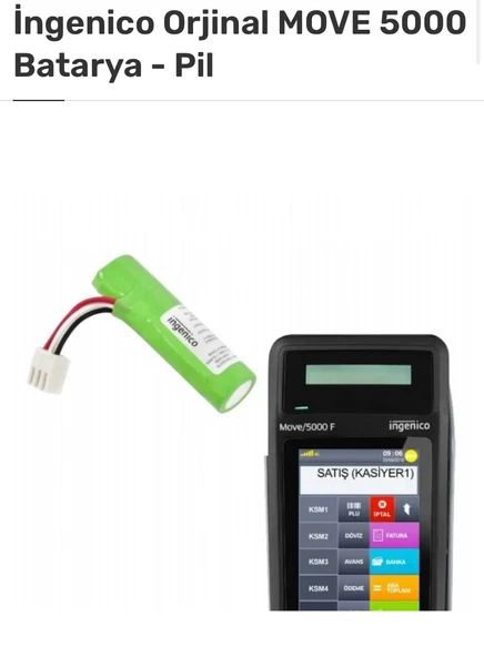 İngenico Orjinal MOVE 5000 Batarya
