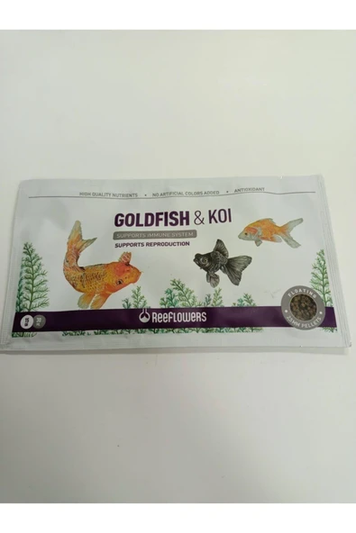 ReeFlowers Goldfish & Koi Pellet 2,5 mm 15 gr X 5 Adet