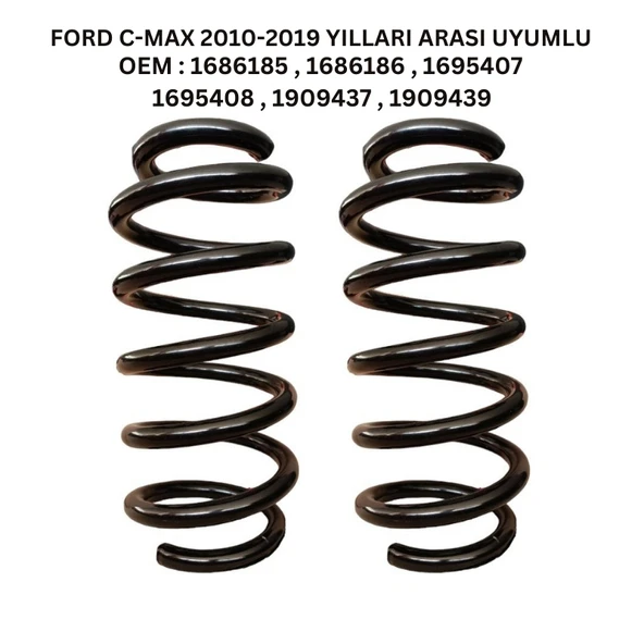 Ford C-Max (2010-2019) Uyumlu Standart Yay ST110122R - Arka Helezon Yay Takımı - 2 Adet - 2
