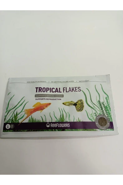 ReeFlowers Tropical Flakes 6 gr X 5 Adet