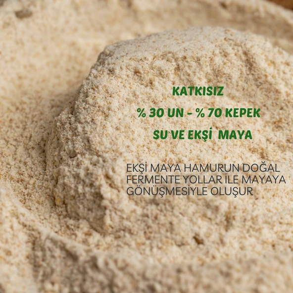 GLUTENSİZ KEPEKLİ KÖY EKMEĞİ - 2