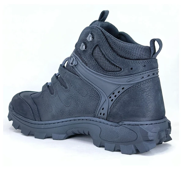 Bulldozer Outdoor Bot Nubuk Deri Siyah 250004 - 3