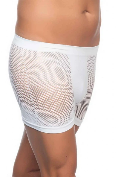 Beyaz Emay 2106 Soft Erkek Boxer - Resim 3