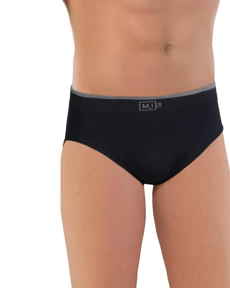 Siyah Mı Emay 2109 Erkek Slip - Resim 2