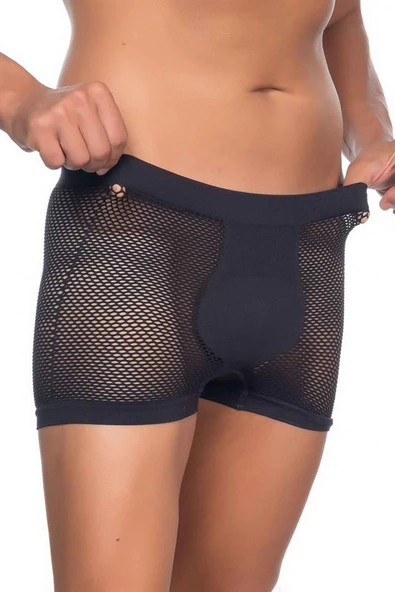 Siyah Emay 2106 Soft Erkek Boxer - Resim 4