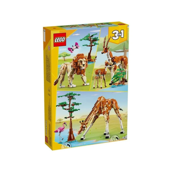 31150 LEGO® Creator 3’ü1 arada Vahşi Safari Hayvanları 780 parça +9 yaş - 5