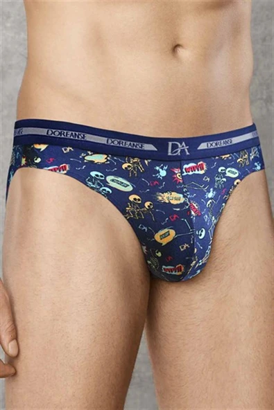 Doreanse Erkek Modal Baskılı Külot Slip 1279 - Resim 3